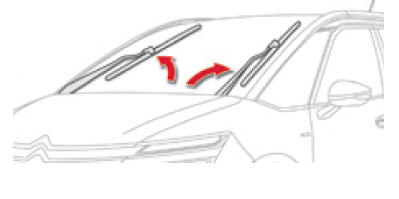 Changement d'un balai d'essuie-vitre