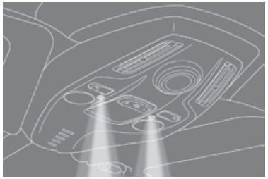 De nuit, les éclairages de la planche de bord, de la console centrale, du