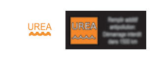 Dès la mise du contact, le témoin urea