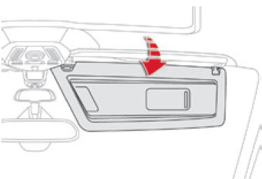 Les stores sont prolongés par des raquettes