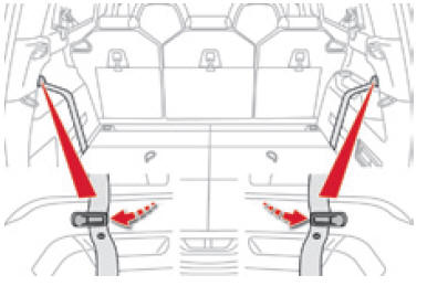 Ceintures de sécurité arrière 3ème rangée
